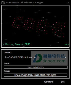 Prodad通用注冊機(jī) 解鎖Prodad公司所有軟件產(chǎn)品的便捷工具